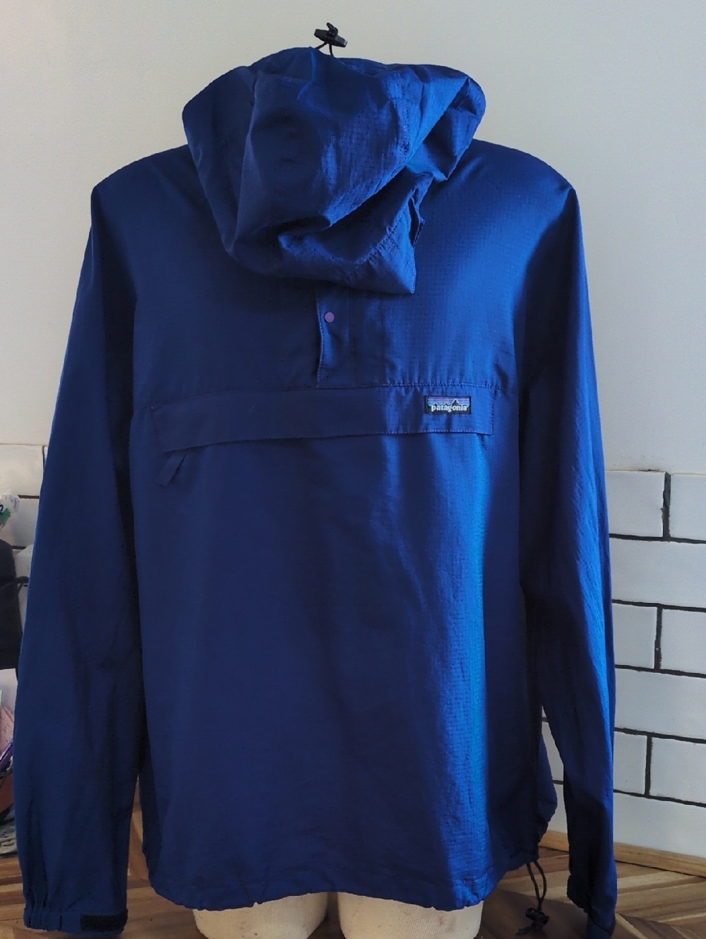 Patagonia Royal Blue Hooded Pullover Anorak